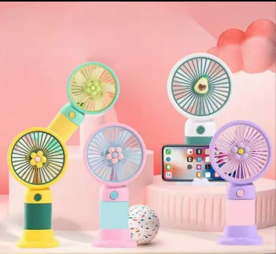 Mini Cute Fan with Mobile Stand