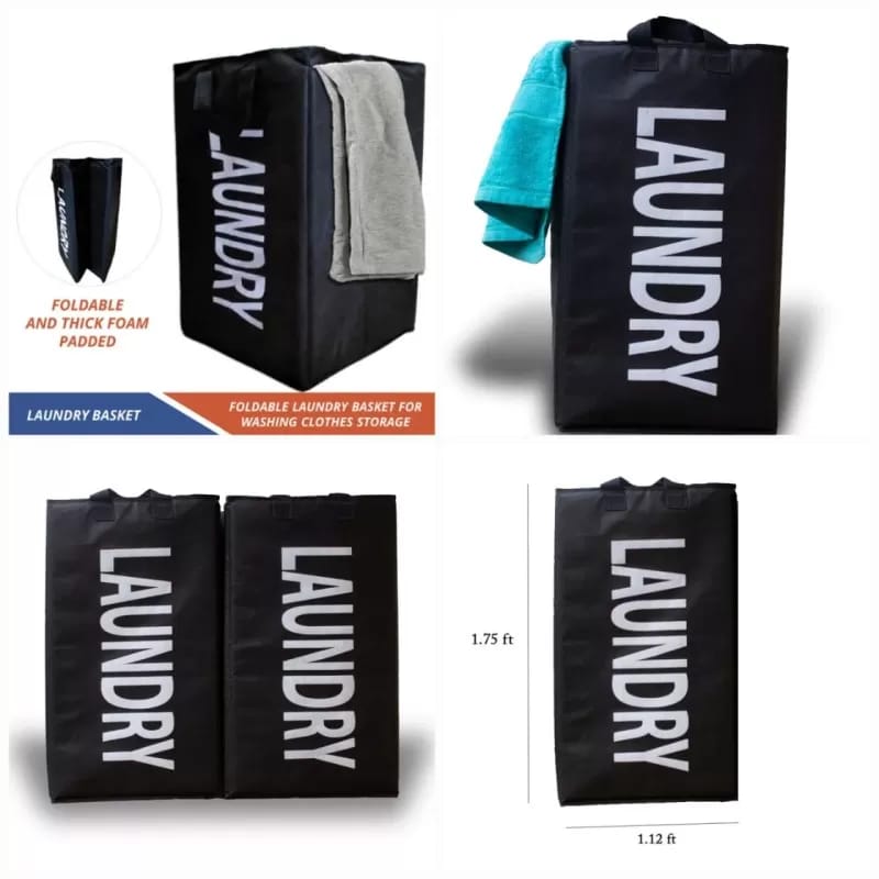 FOLDABLE LAUNDRY BASKET