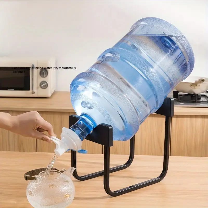 Metal Water Dispenser Stand with Faucet Holder