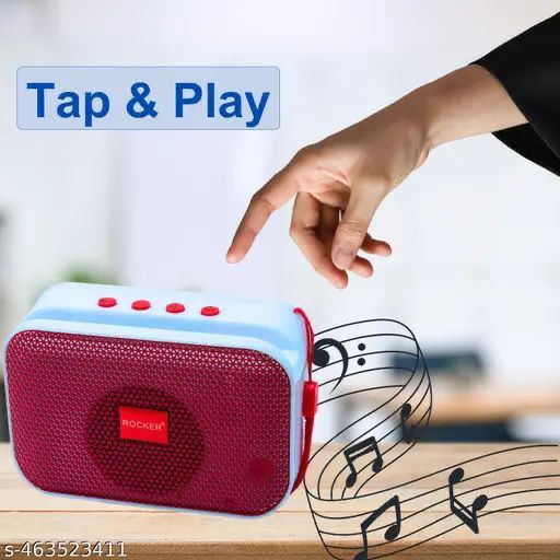 Multipurpose A011 Bluetooth Rechargeable Speaker and Phone Holder with Many Features