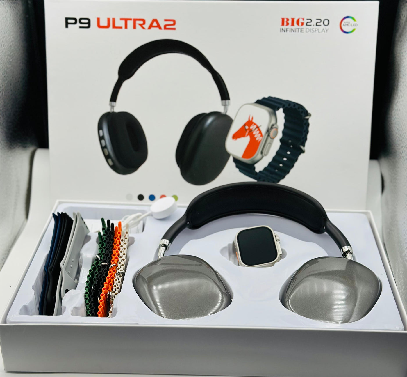 Smart Watch Combo With P9 Pro Max Headphones