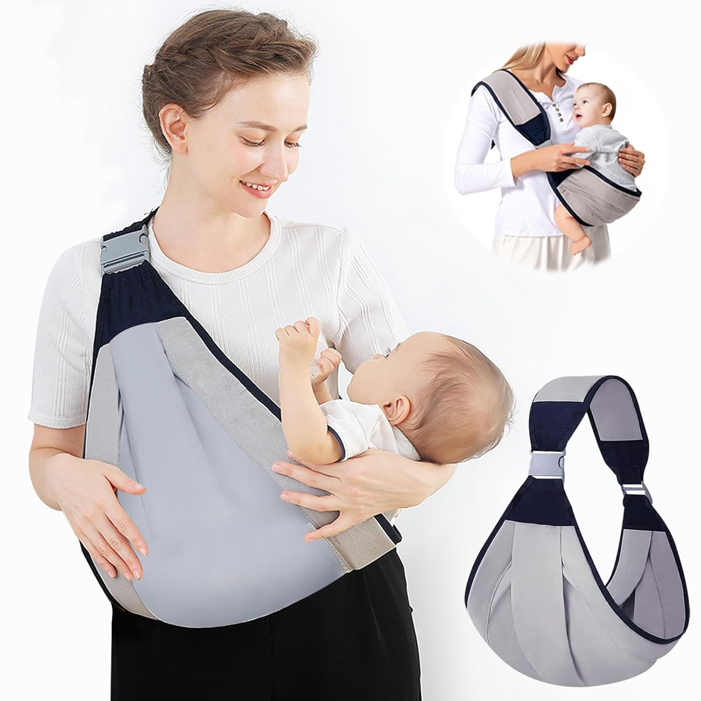 Baby Sling Carrier, Adjustable Baby Holder Carrier