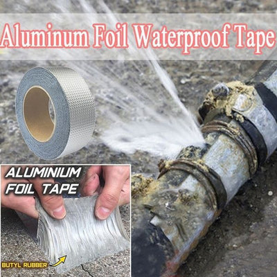 Aluminum Foil Butyl Rubber Tapes Self Adhesive Waterproof Tape
