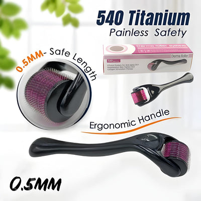 Titanium Needles Original Derma Roller with Box 0.5mm Length Size
