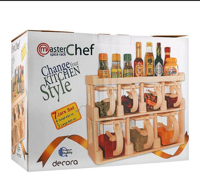 Spice Rack / Masala box with 7 Jars