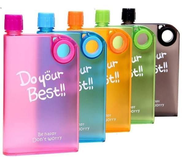 350ML Note Book Style Portable Water Bottle