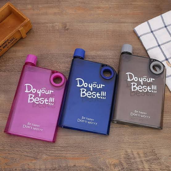 350ML Note Book Style Portable Water Bottle