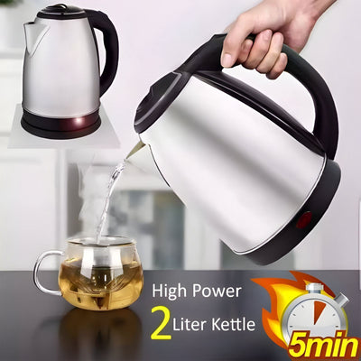 Electric Kettle 1.8 Litre Stainless Steel 220V Electric Water Kettles 1500W Power 360 Degree Rotating Base Kettle