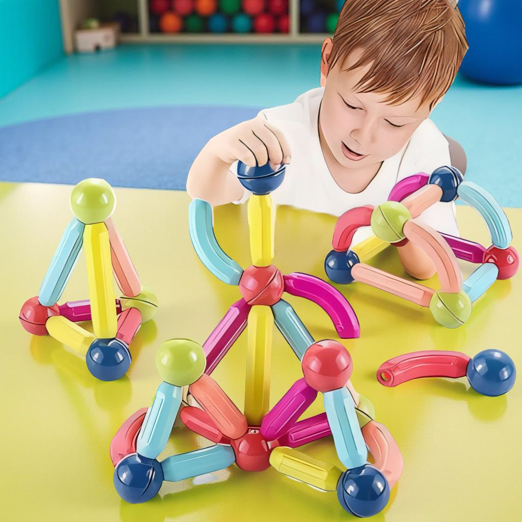 Magnetic Blocks Set for Brain Development Toy Box