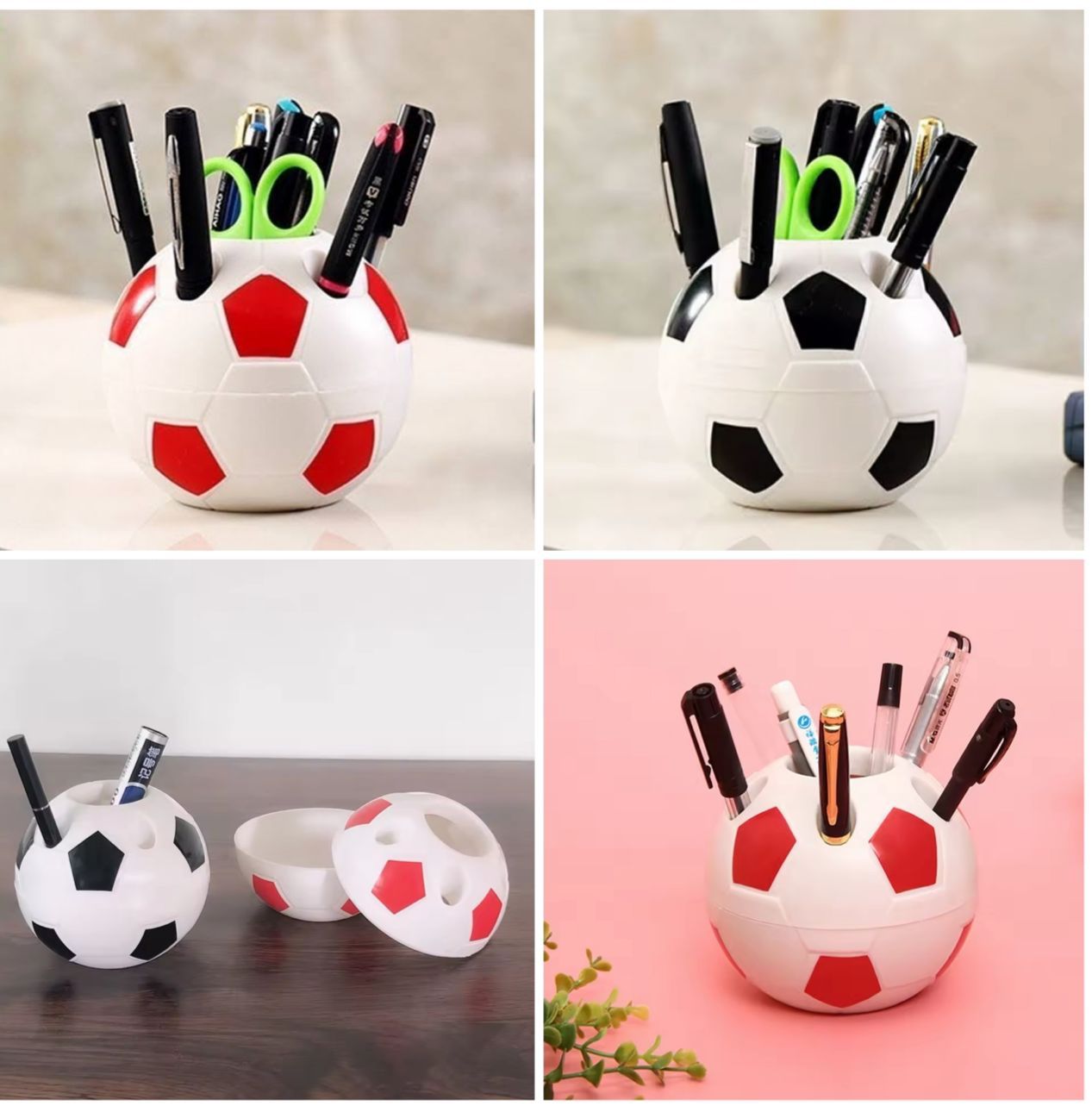 Football Shape Stationery Table Pen Holder