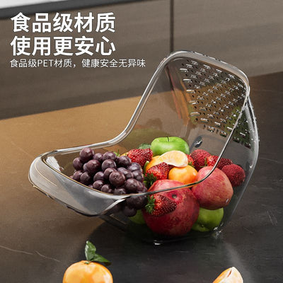 New Ship Shape Unbreakable Drainage Kitchen Vegetable Fruits Basket