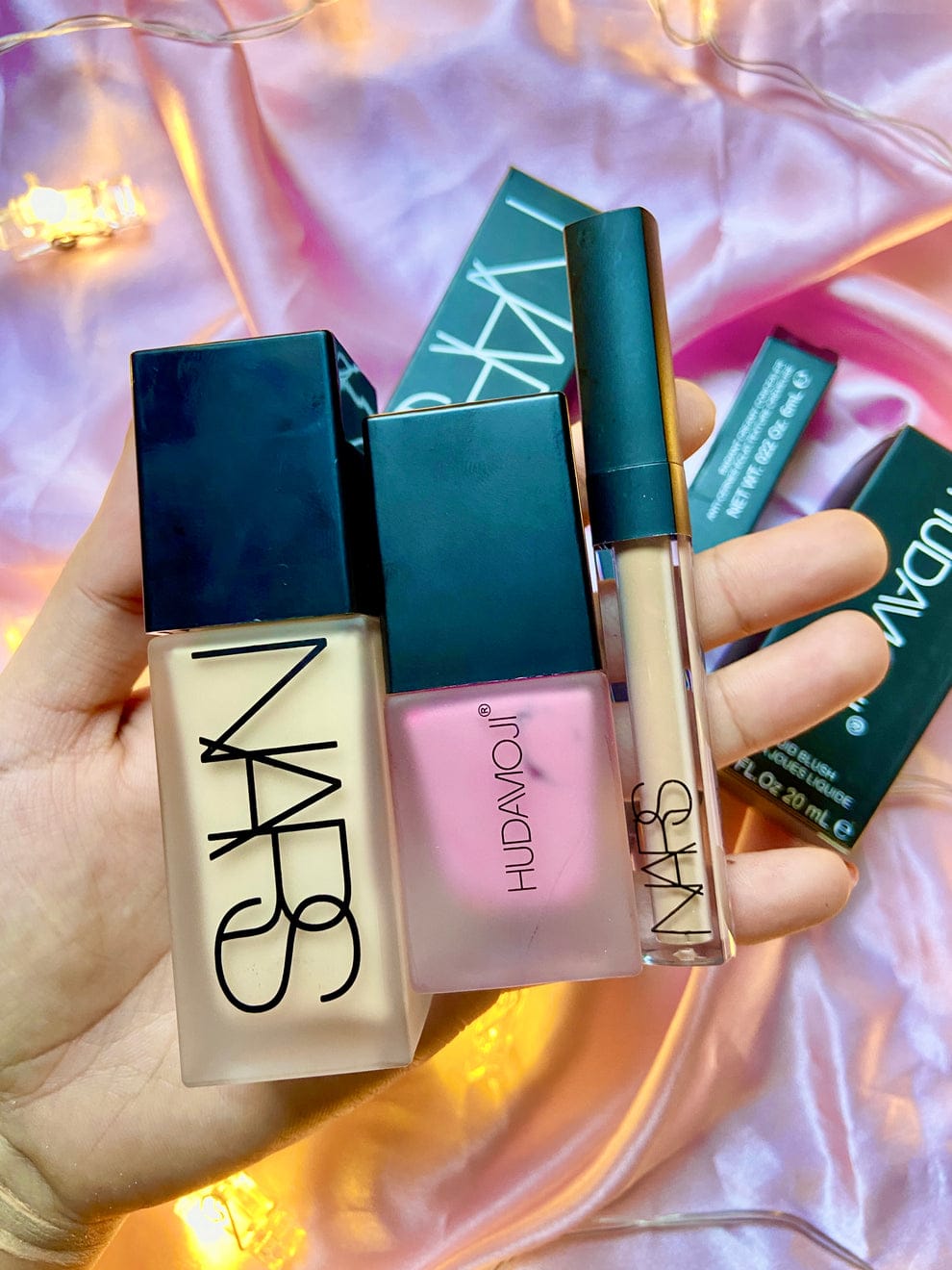 Nars Foundation & Concelor + HudaMoji Blushon