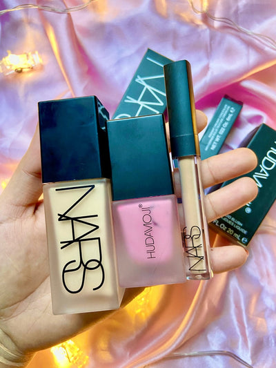 Nars Foundation & Concelor + HudaMoji Blushon