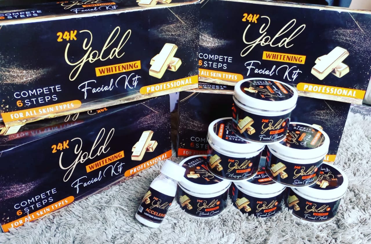 7 Step Rice, Coffee and Gold Facial Kit Deals