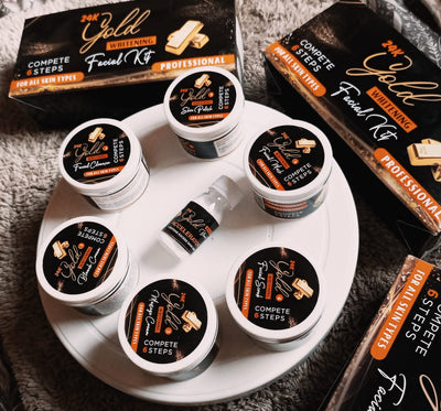 7 Step Rice, Coffee and Gold Facial Kit Deals