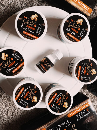 7 Step Rice, Coffee and Gold Facial Kit Deals