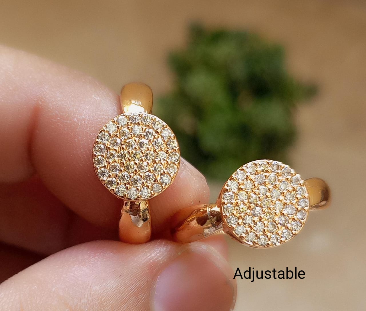 Adjustable Gold Plated Rings - 6 Designs