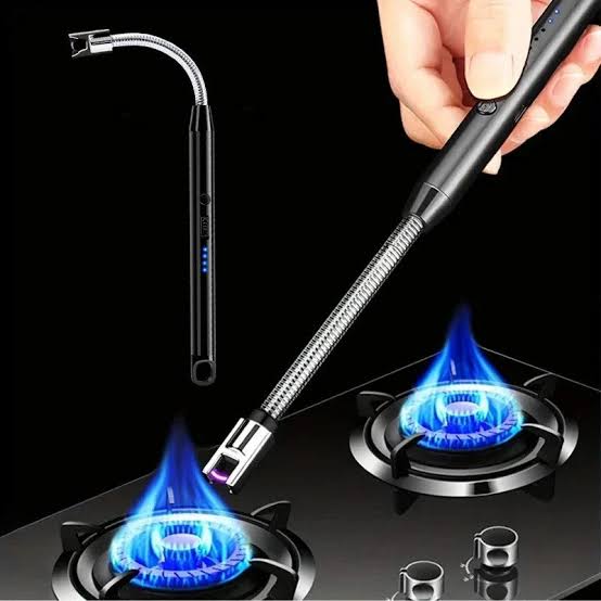 New Original USB Rechargeable Electric Arc Lighter, Flameless Kitchen Lighter, Plasma Arc to Light Candle, Windproof/Candle Lighter, Best for BBQ's Grill