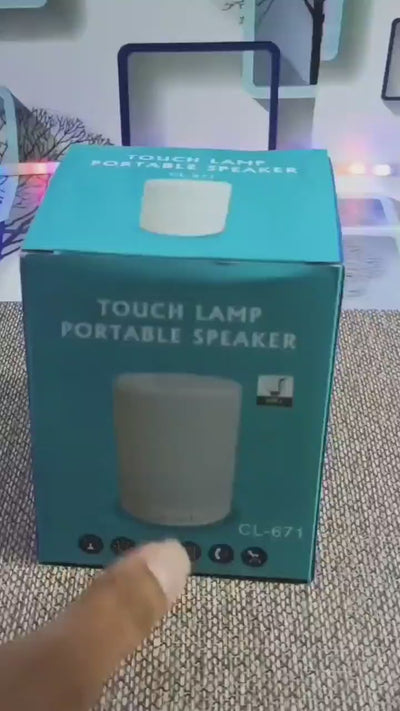 Touch Lamp Speaker Portable Bluetooth for Mobile