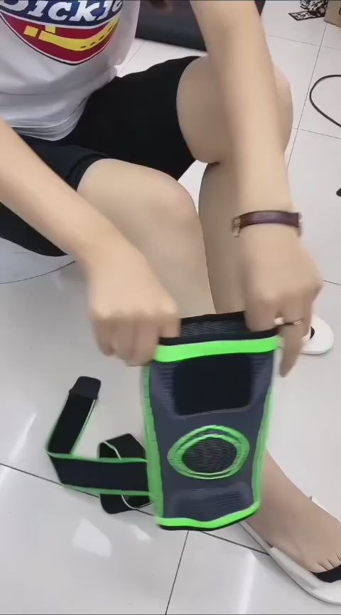 Knee Support Band for Pressure Weaving with 3D Weave Protection Against Injury Pressure Adjustable Knee Support for Men and Women