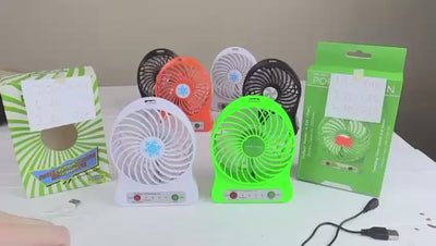 Mini Rechargeable Fan with Speed Control