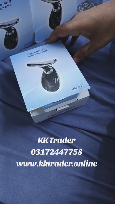 KK Trader | V-Shape Face & Neck Lifting Massager – LED Therapy & Vibration
