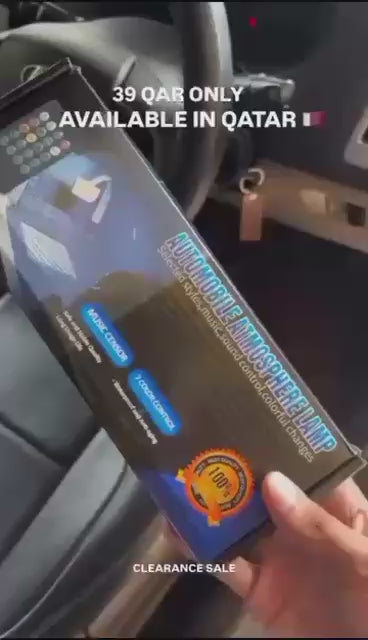 Automobile Atmosphere LED 4 Strips Lamp with Wireless Remote