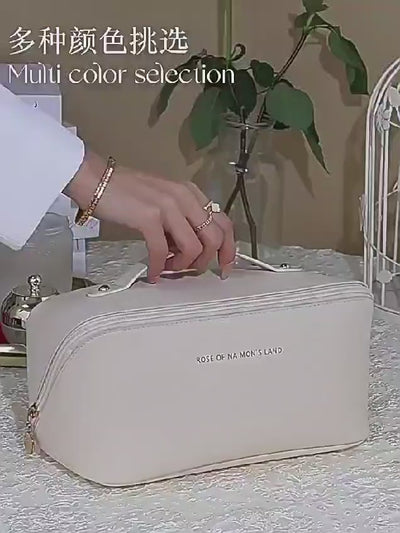 Premium Leather Cosmetic Organizer/Pouch