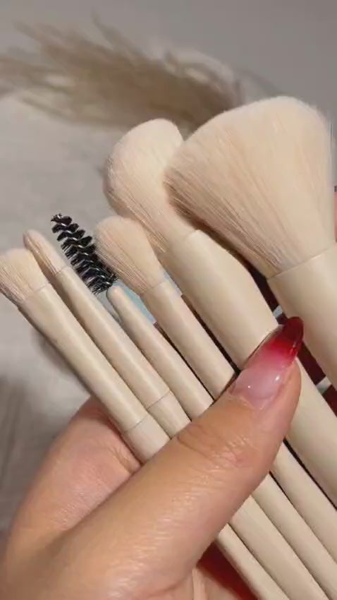 8Pcs/Pack Professional Makeup Brush Set Soft Bristle Blusher