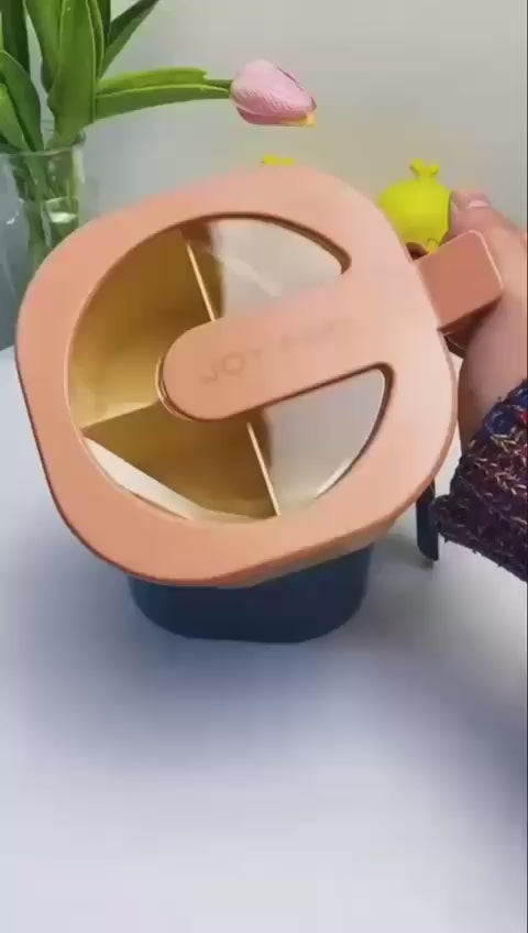 4 Portion Spice Box with 4 Spoons and Transparent
