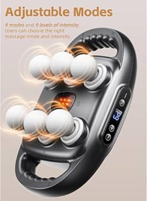 KK Trader | Fascia Gun Muscle Massager Gun Back Waist Shoulder Legs Massage Machine Six-head