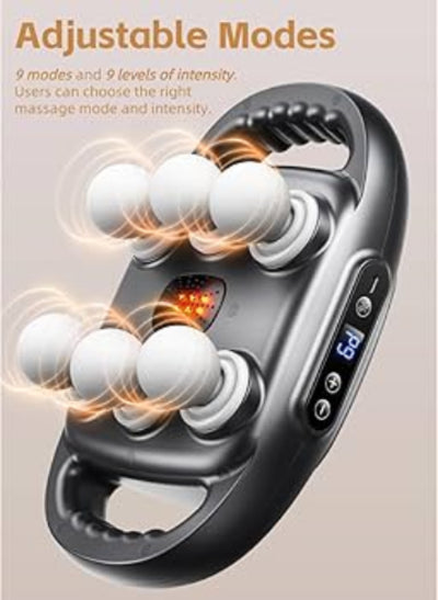 KK Trader | Fascia Gun Muscle Massager Gun Back Waist Shoulder Legs Massage Machine Six-head