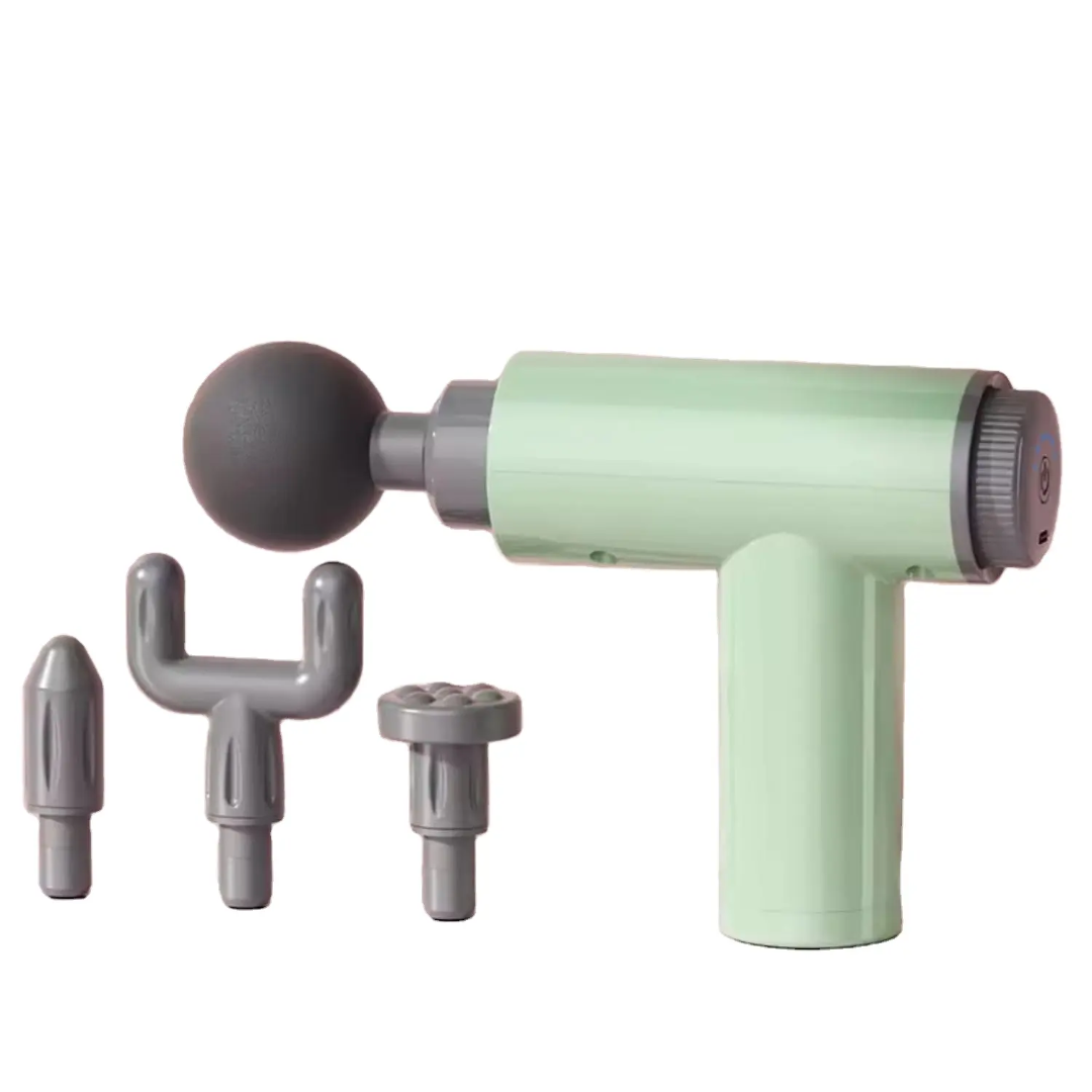 KK Trader | 5 in 1 Multifunctional Heavy Motor Rechargeable Imported Massage Gun – Deep Tissue Relief & Full Body Relaxation