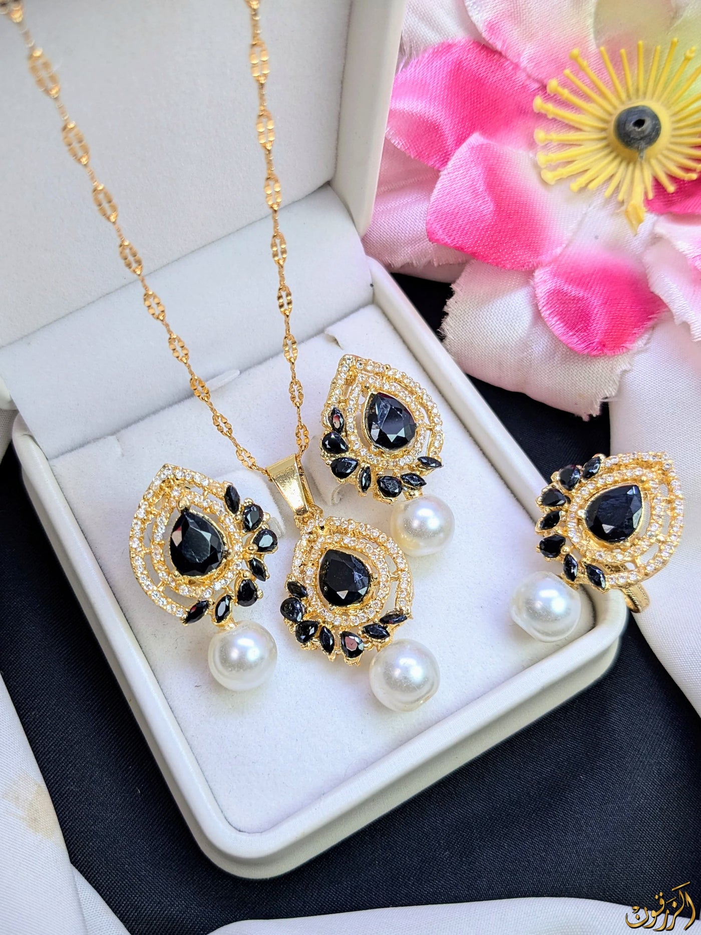 Premium Quality Zircon 3in1 Sets, Exquisite Design