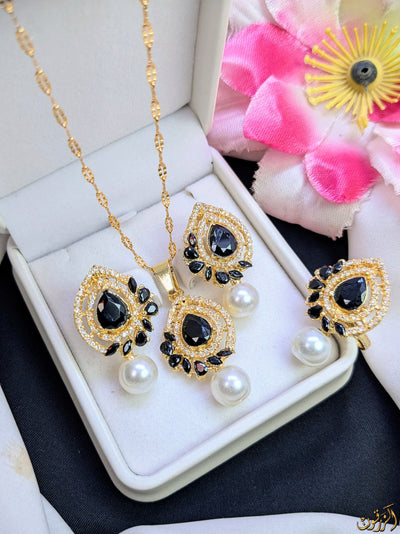 Premium Quality Zircon 3in1 Sets, Exquisite Design