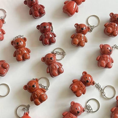 Mocallure Teddy Bear Matte Lipgloss Keychain Style.