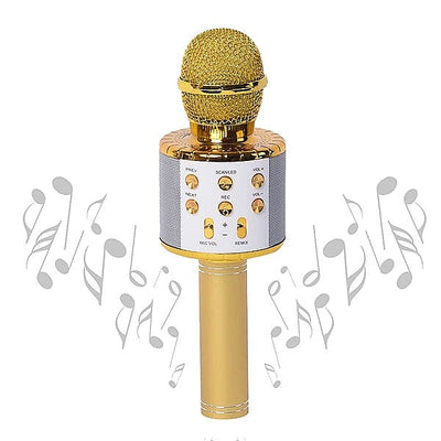 KK Trader | Wireless Bluetooth Karaoke Microphone – 3-in-1 Mic, Speaker & Recorder for Kids & Adults