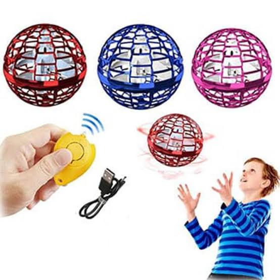 Wireless Rechargeable Flying Ball with Remote (Box Packing)