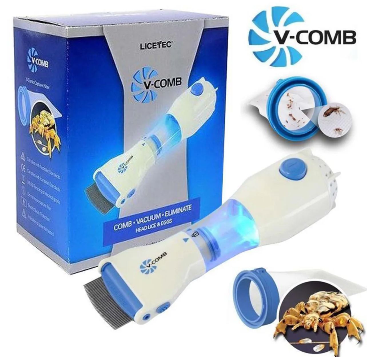 V Comb Anti-lice Machine
Steel Comb With 4 Filter