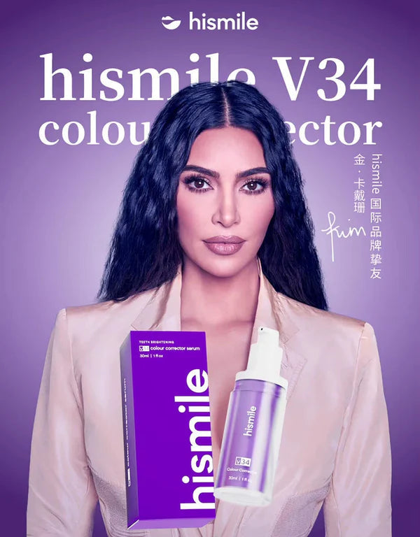 Hismile 30ml V34 Purple Whitening Toothpaste
