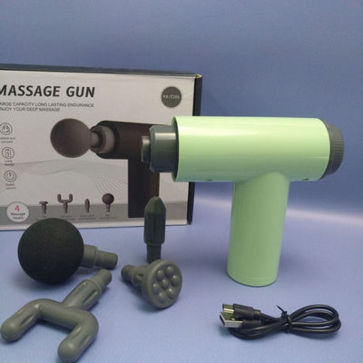 KK Trader | 5 in 1 Multifunctional Heavy Motor Rechargeable Imported Massage Gun – Deep Tissue Relief & Full Body Relaxation