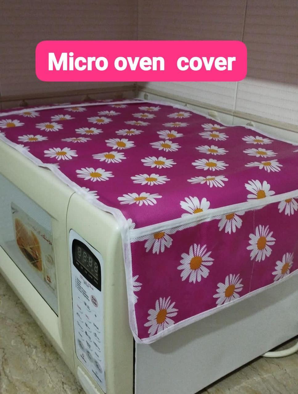 Printed Micro Oven and Fridge Cover