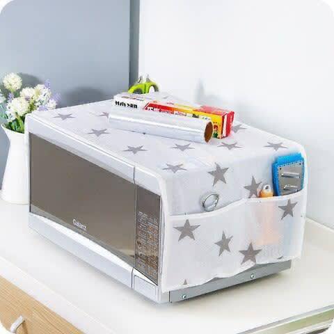 Printed Micro Oven and Fridge Cover