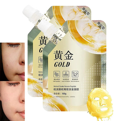 Gold mask deep moisturizing brightening anti-aging lifting oil tear-off
