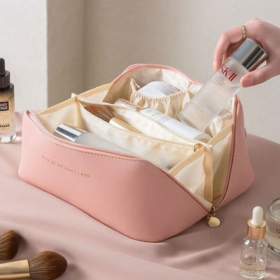Premium Leather Cosmetic Organizer/Pouch