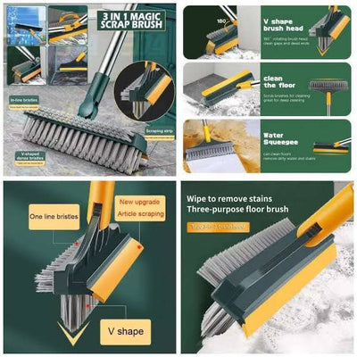 3in1 Viper Brush Bathroom Corner Broom