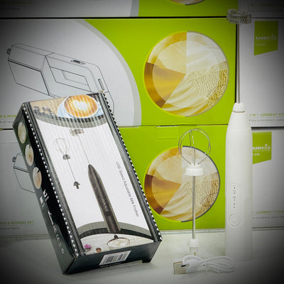 Rechargeable Coffee Beater – 3-Speed Adjustable Electric