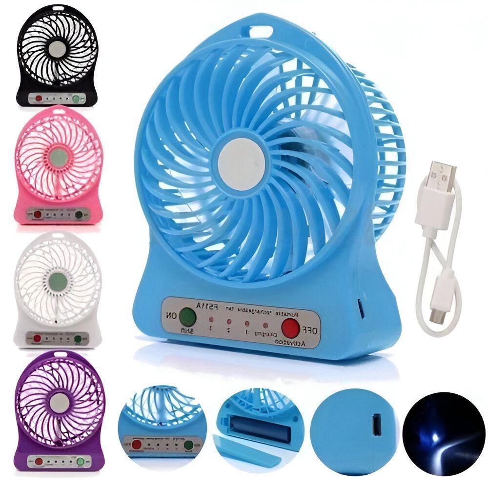 Mini Rechargeable Fan with Speed Control