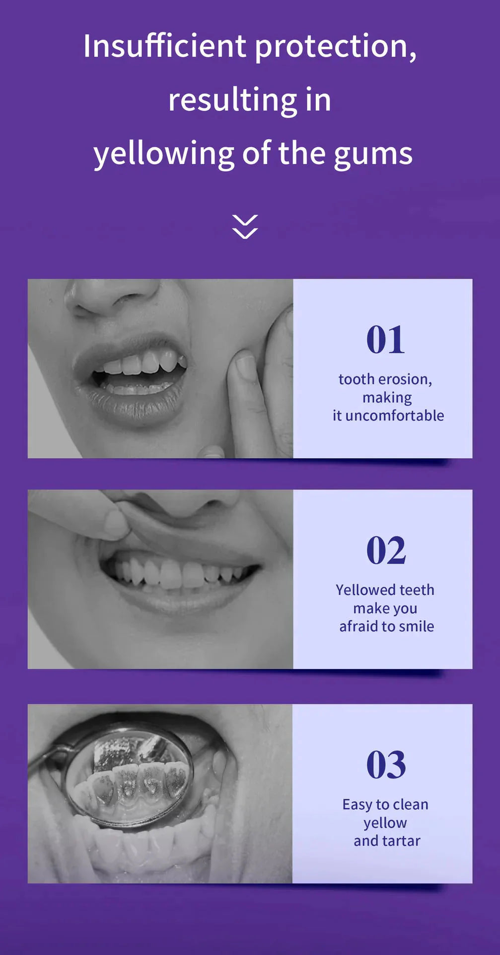 Hismile 30ml V34 Purple Whitening Toothpaste