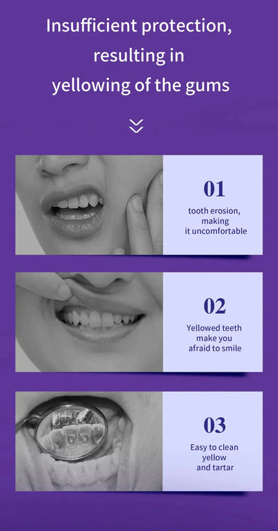 Hismile 30ml V34 Purple Whitening Toothpaste